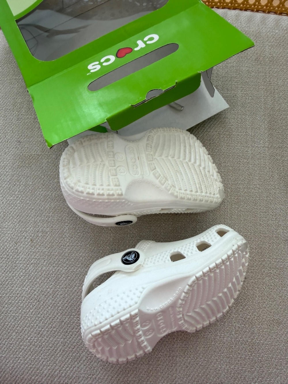 Baby White Crocs - Picture 4 of 5
